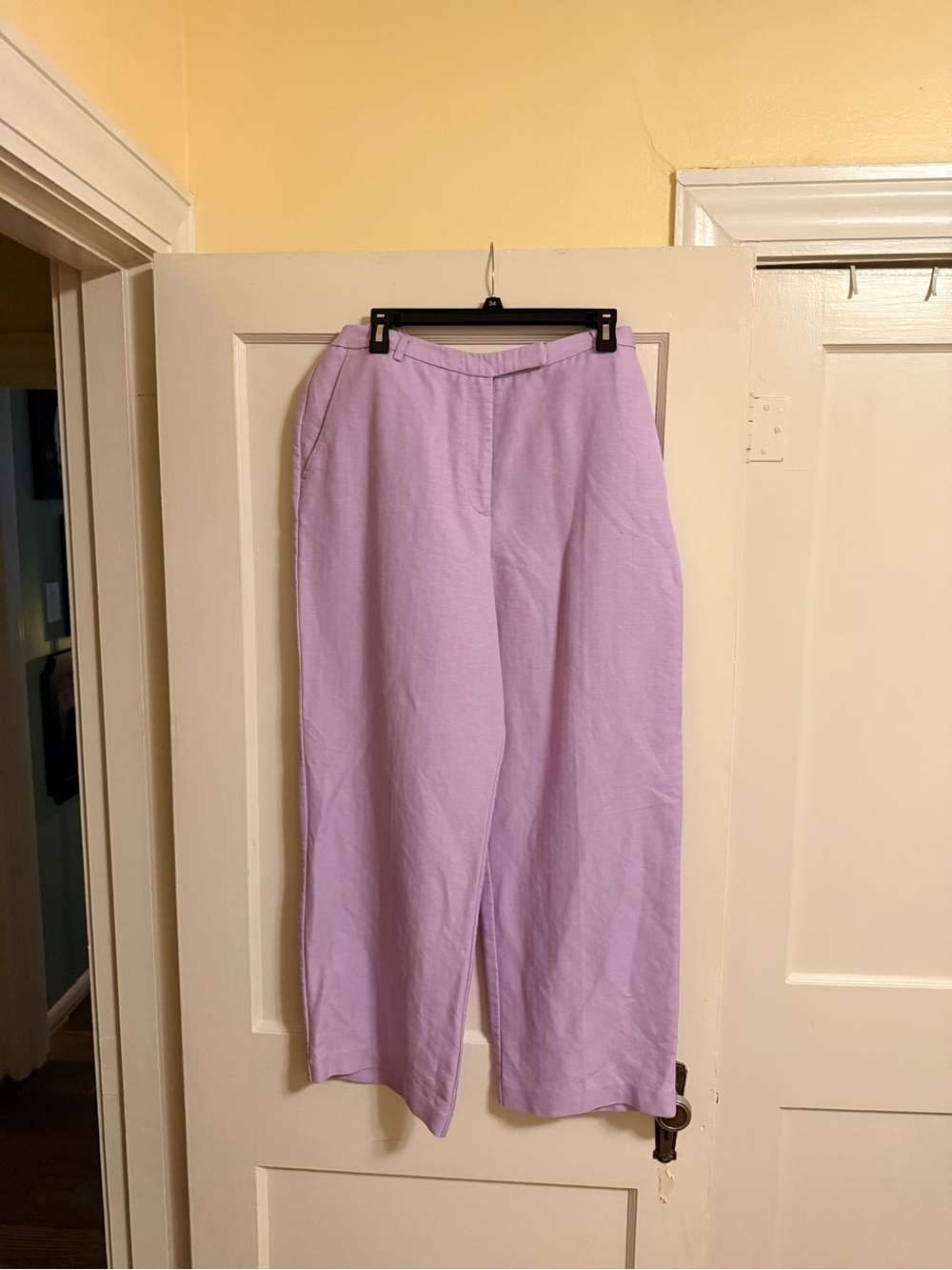 Liz Claiborne Lavender Wide-Leg Pants